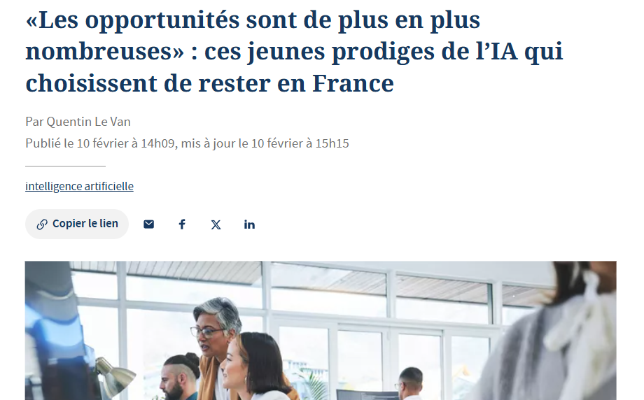 Dcouvrez l'interview de Clment Lefbvre, administrateur dIESF, dans le Figaro